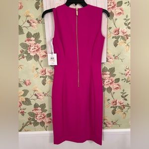 Calvin Klein hot pink dress